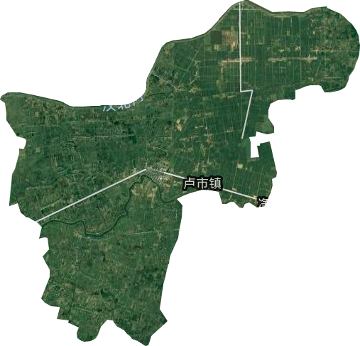 卢市镇卫星图