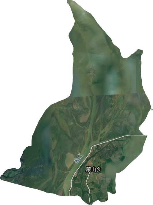 康山乡卫星图