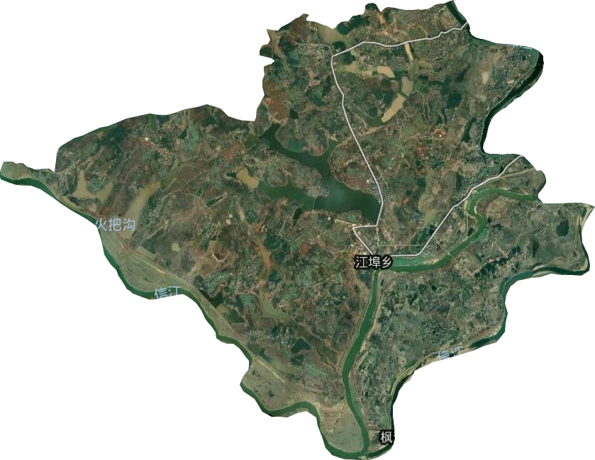 江埠乡卫星图