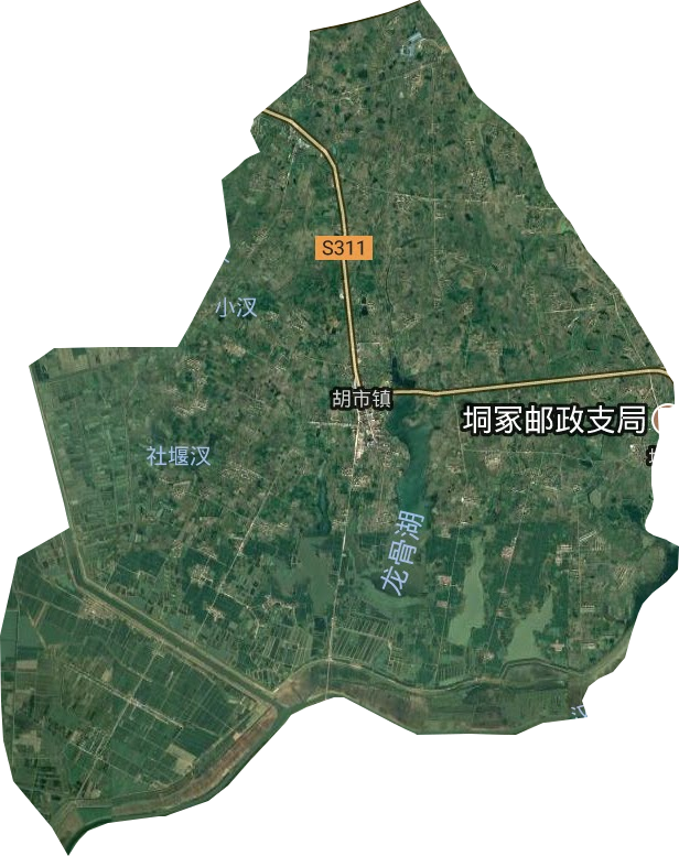 胡市镇卫星图