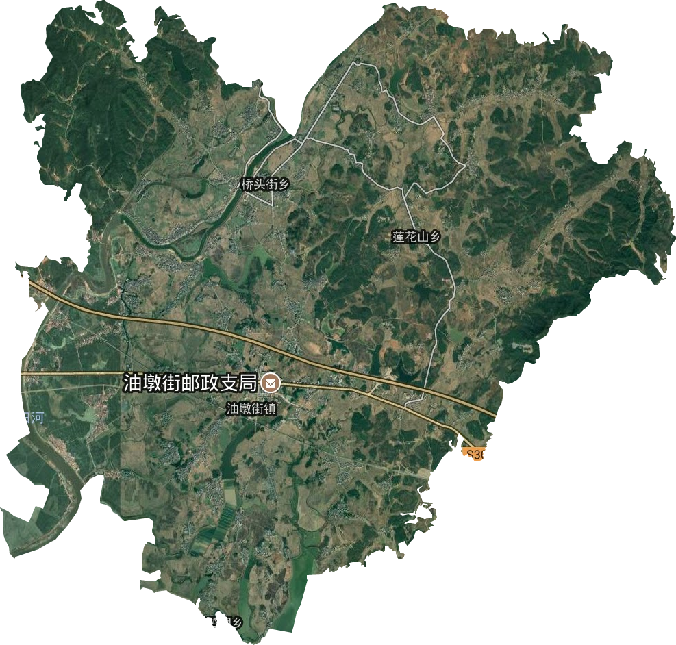 油墩街镇卫星图