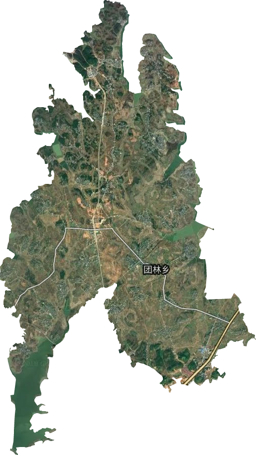 团林乡卫星图