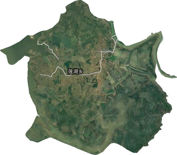 莲湖乡卫星图