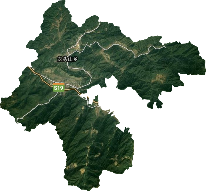 龙头山乡卫星图