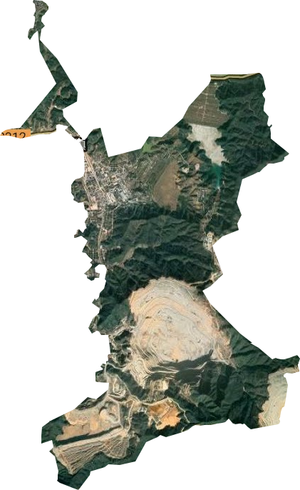 江西省德兴铜矿卫星图