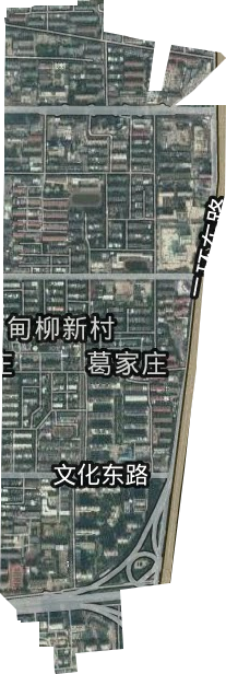 甸柳街道卫星图
