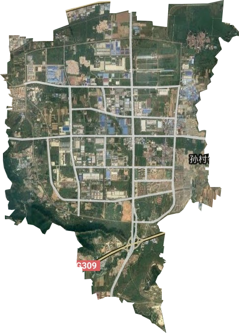 孙村街道卫星图