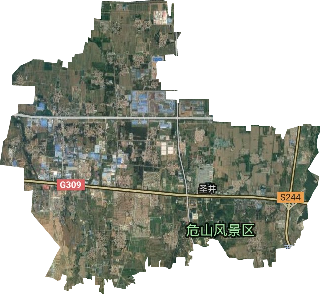圣井街道卫星图