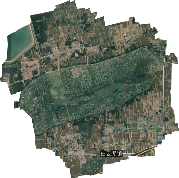 白云湖镇卫星图