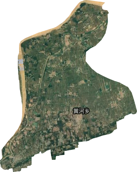 黄河镇卫星图
