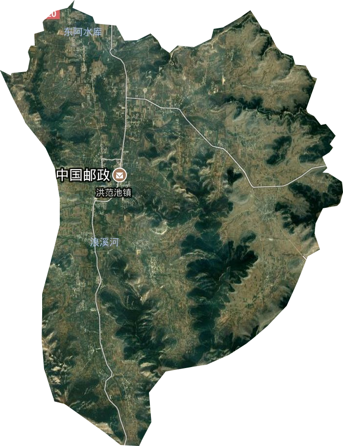 洪范池镇卫星图