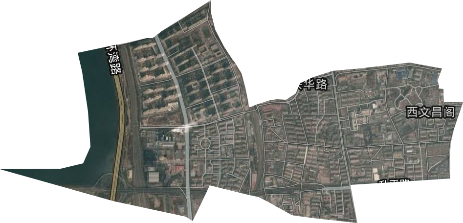 永安路街道卫星图