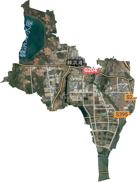 棘洪滩街道卫星图
