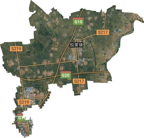 胶莱镇卫星图