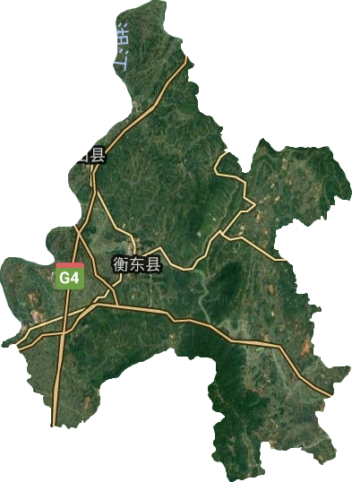 衡东县卫星图