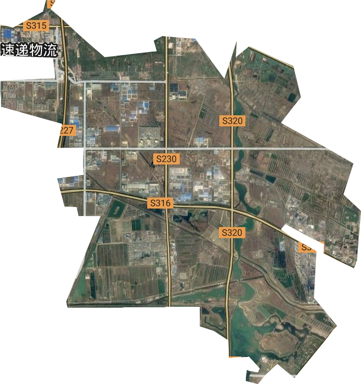 兴隆街道卫星图