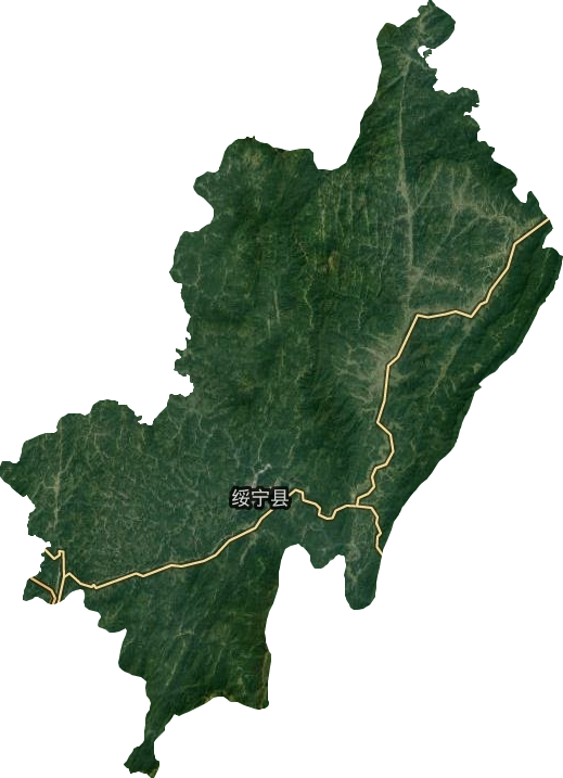 绥宁县卫星图