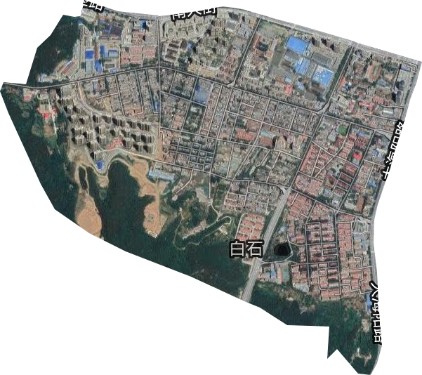 白石街道卫星图