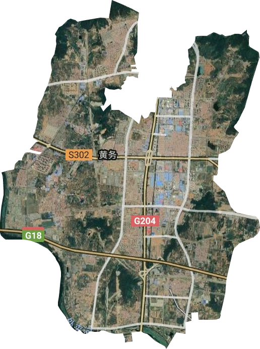 黄务街道卫星图