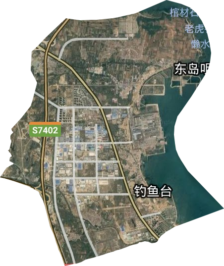 八角街道（烟台开发区）卫星图