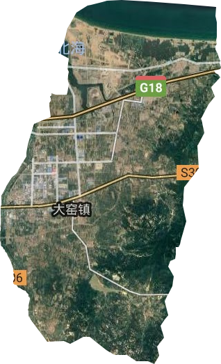 大窑街道卫星图