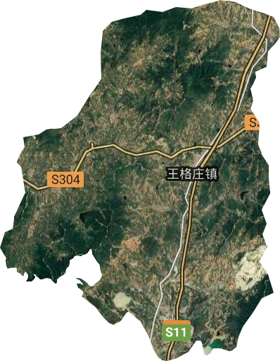 王格庄镇卫星图