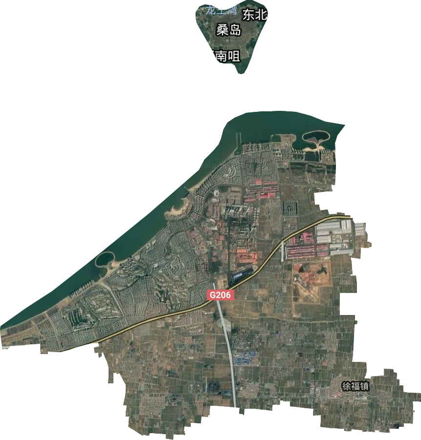徐福街道卫星图