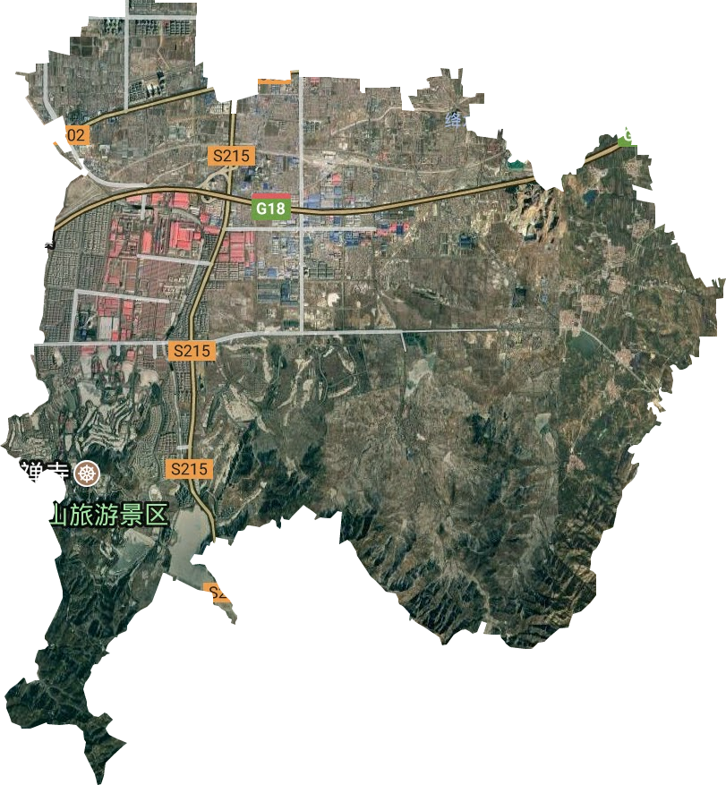 东江街道卫星图