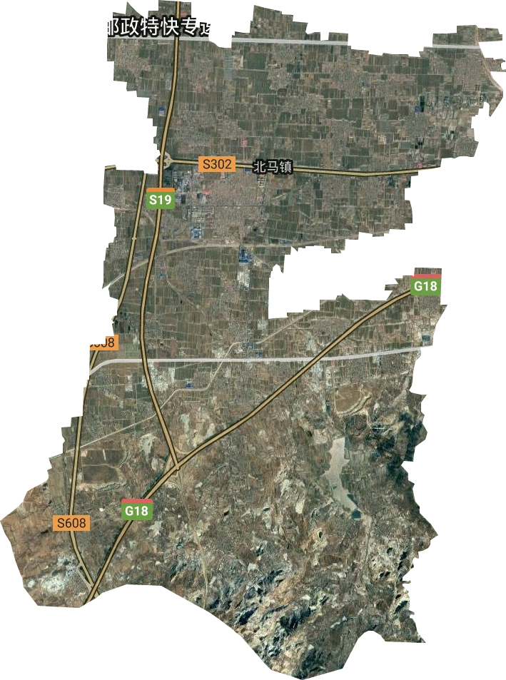 北马镇卫星图