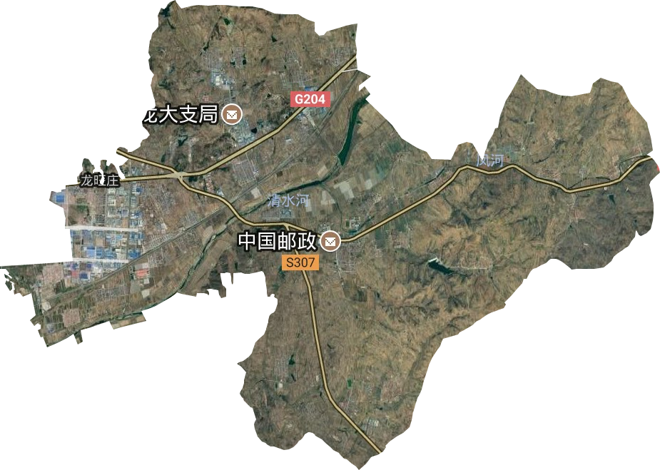 龙旺庄街道卫星图
