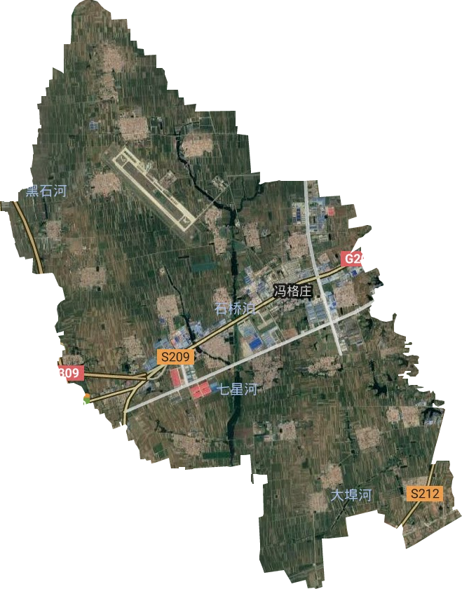 冯格庄街道卫星图