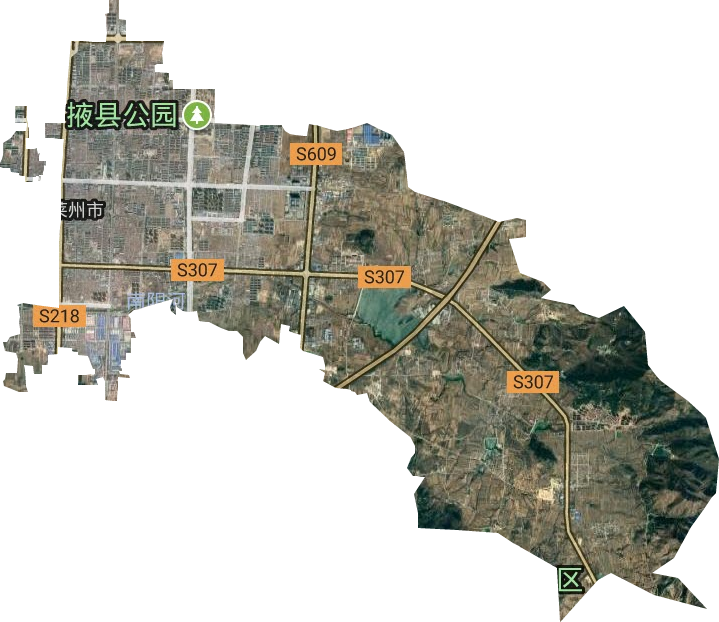 文昌路街道卫星图