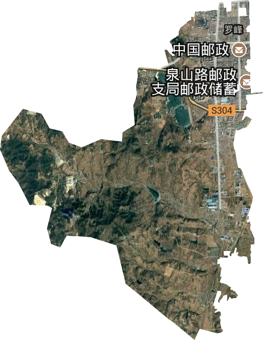 罗峰街道卫星图