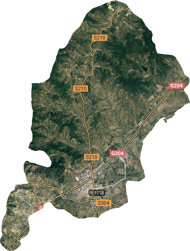 桃村镇卫星图