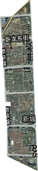 北海路街道卫星图