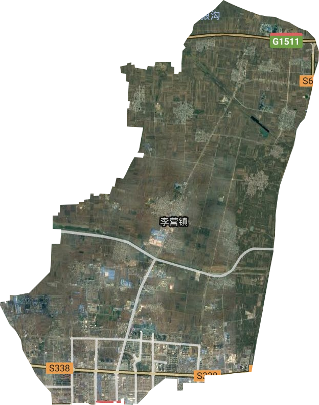李营街道卫星图