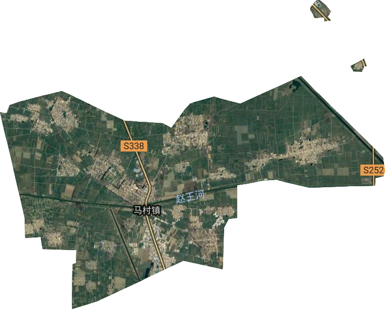 马村镇卫星图