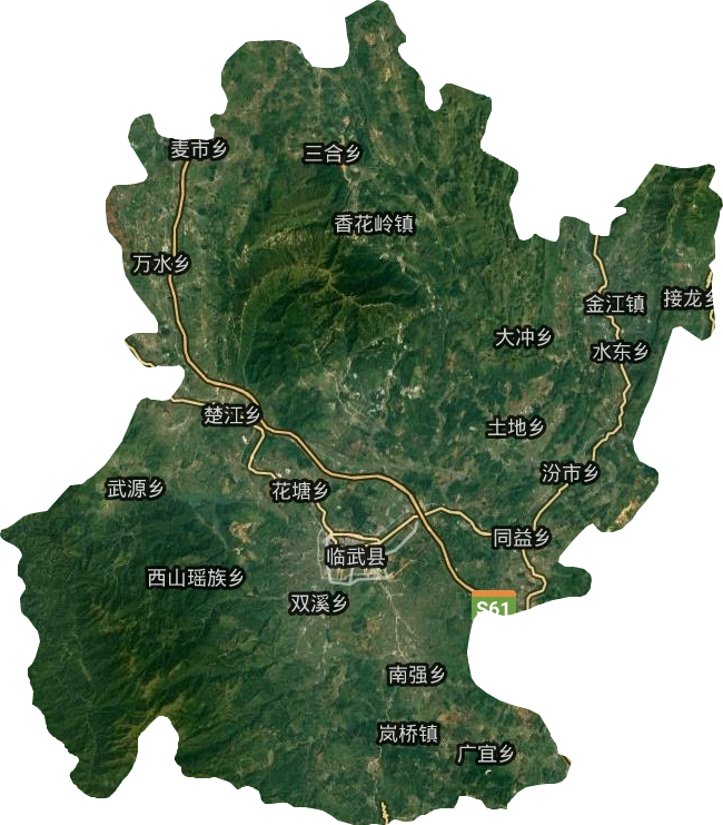 临武县卫星图