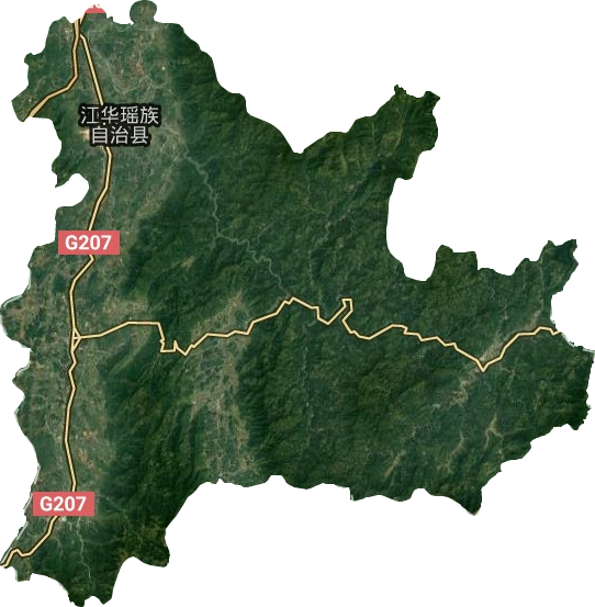 江华瑶族自治县卫星图