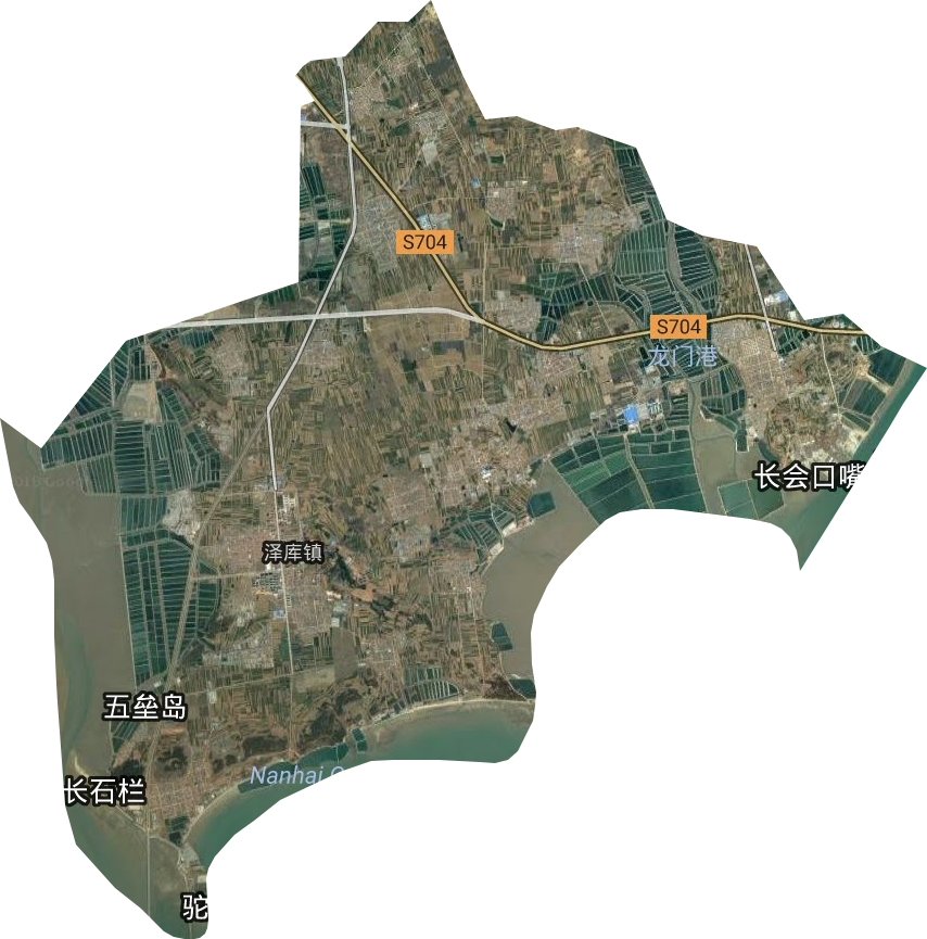 泽库镇卫星图