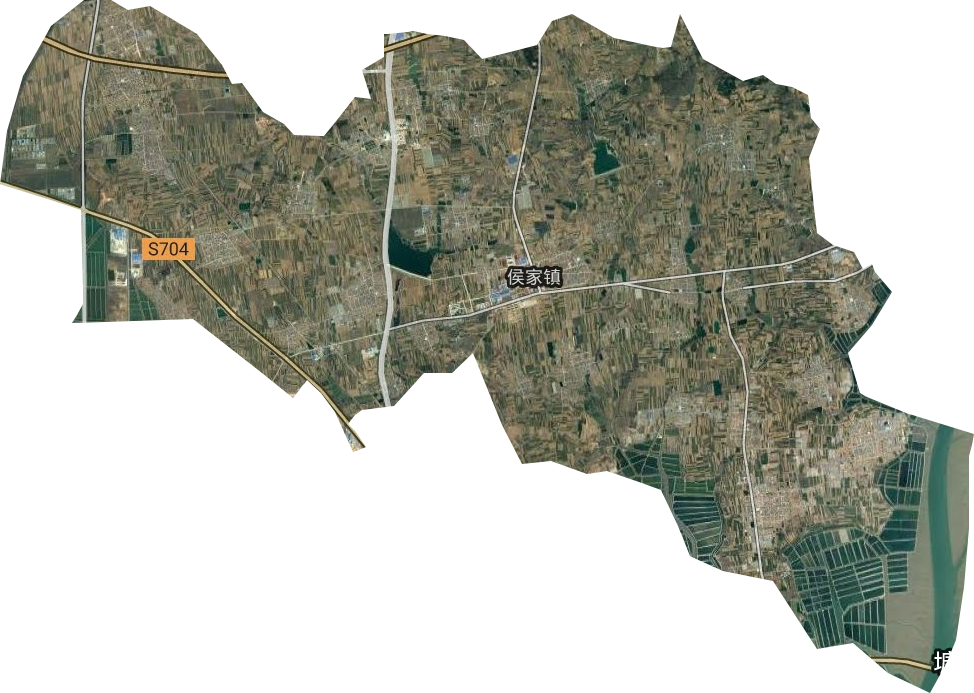 侯家镇卫星图