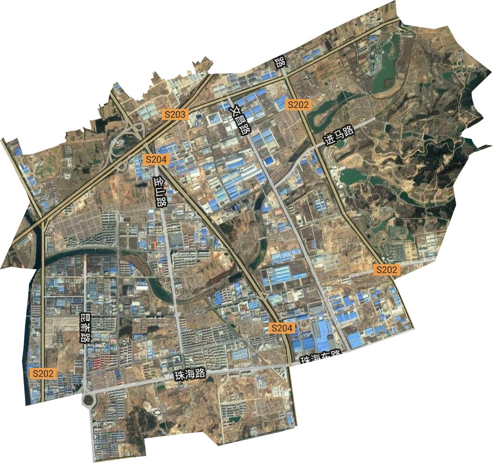 开发区办事处卫星图