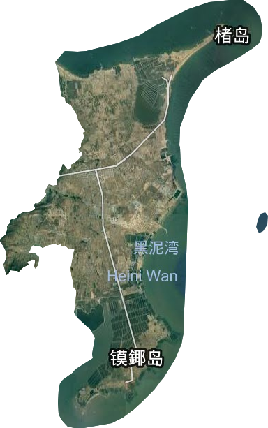 宁津街道卫星图