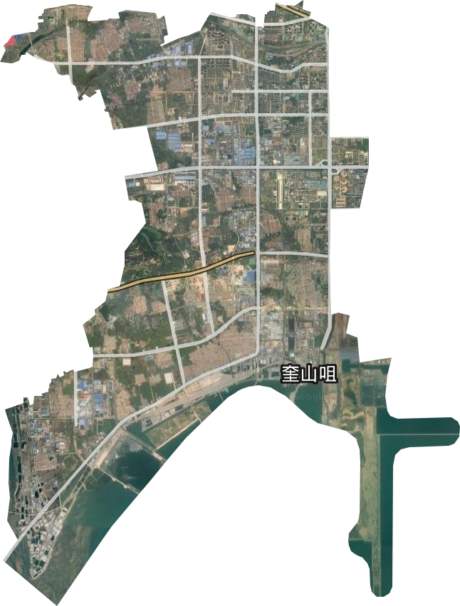 北京路街道卫星图