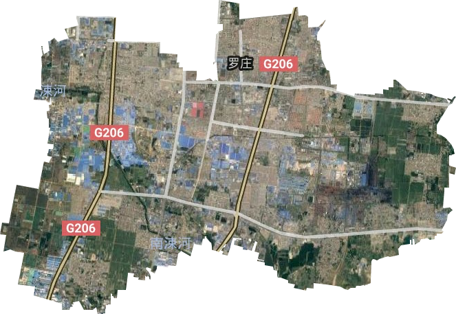 罗庄街道卫星图