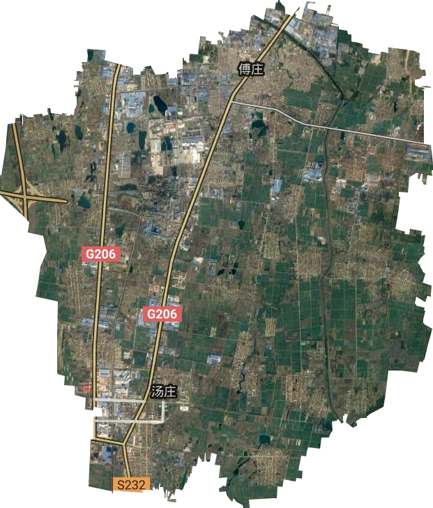 傅庄街道卫星图