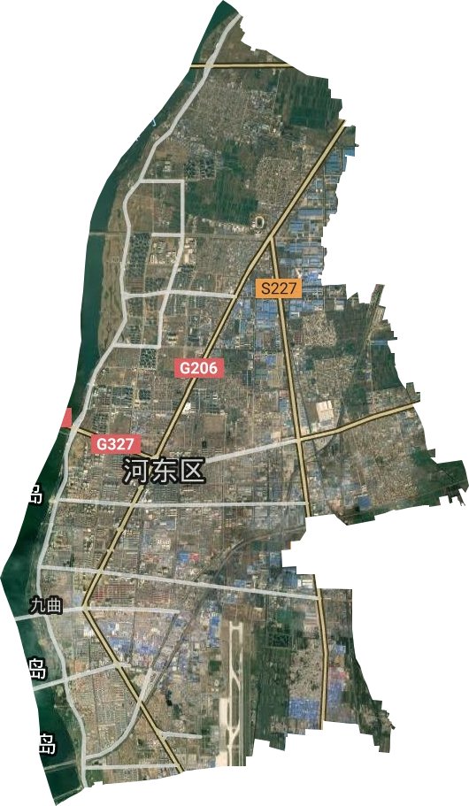 九曲街道卫星图