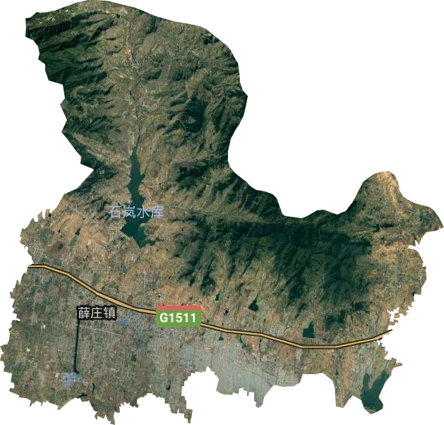 薛庄镇卫星图