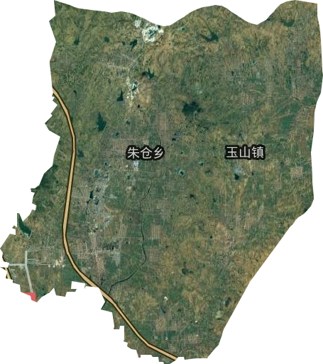 玉山镇卫星图