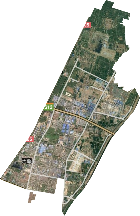 天衢街道卫星图